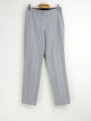 Women's Stripped Pants,Grey/White Comfy Wearable Breathable Weave Fabric