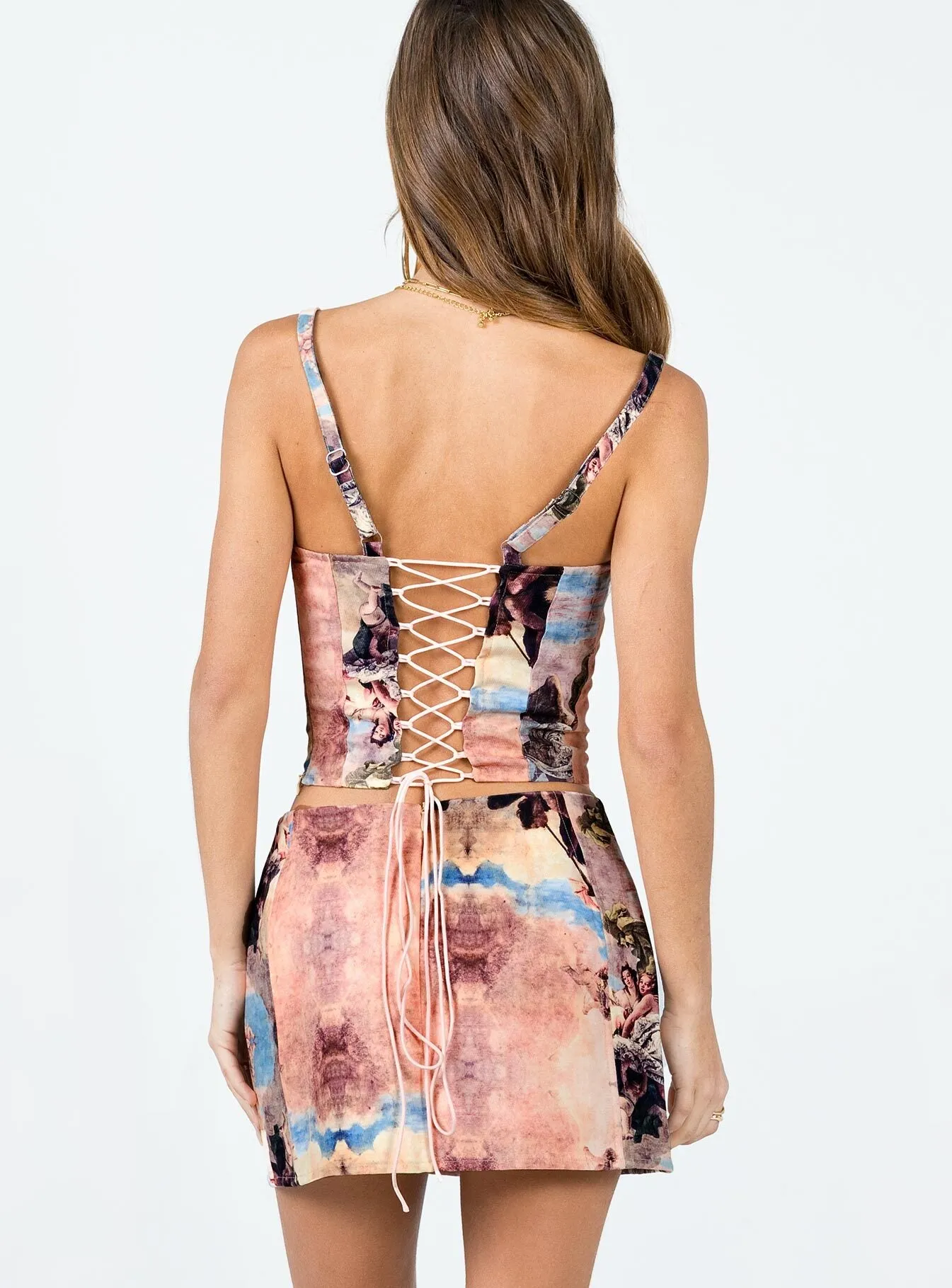 Layer Combo Angelic Touch Mini Skirt Multi