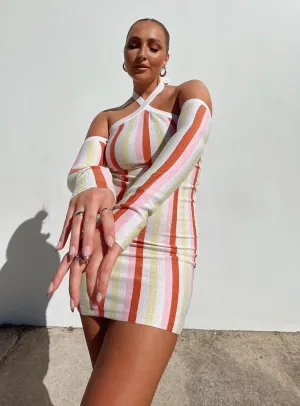 Airy Touch Flattering Comfort Wear Camila Mini Dress Multi