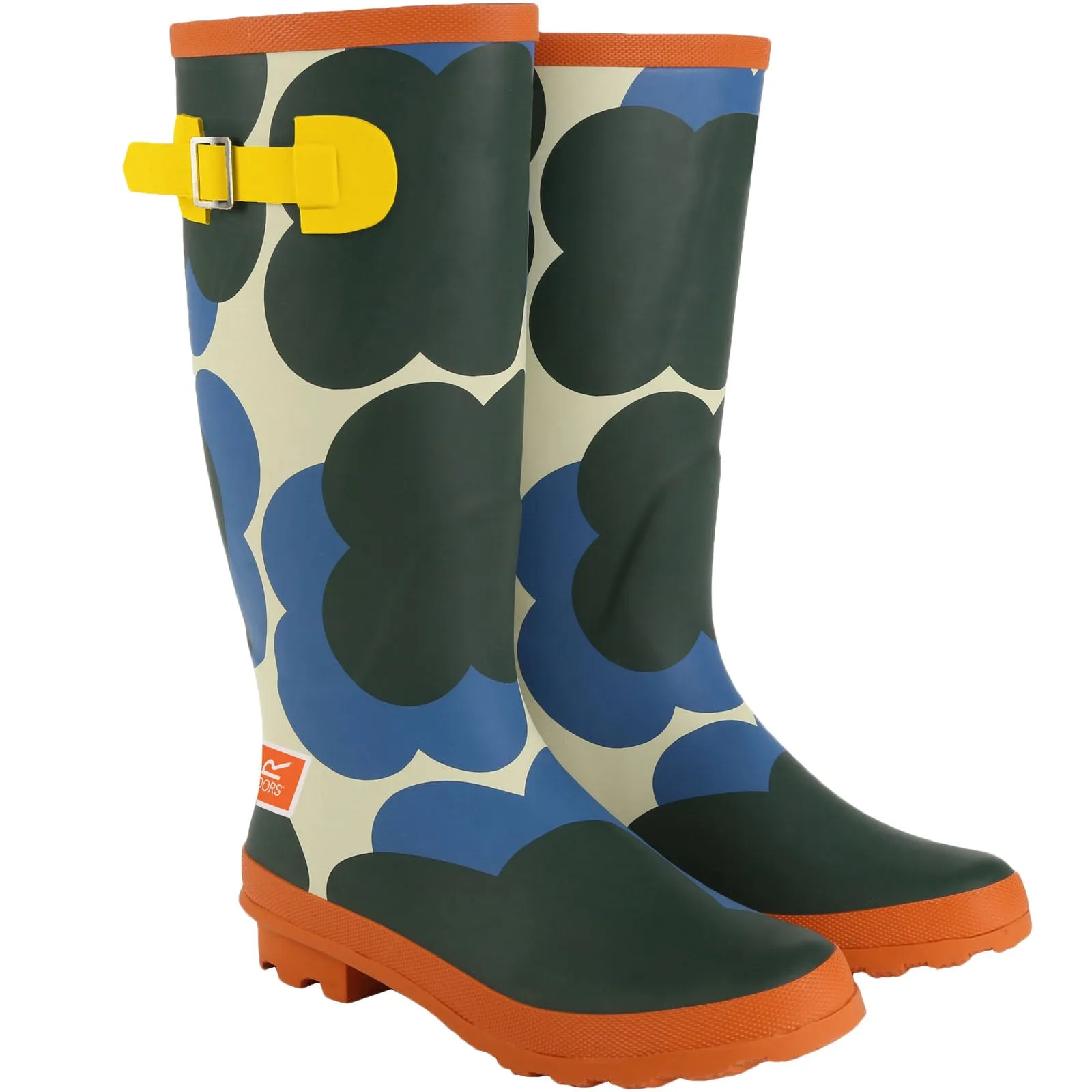Quick Dry Interior High Traction Stylish Explorer Regatta Womens Orla Kiely Hi Wellies