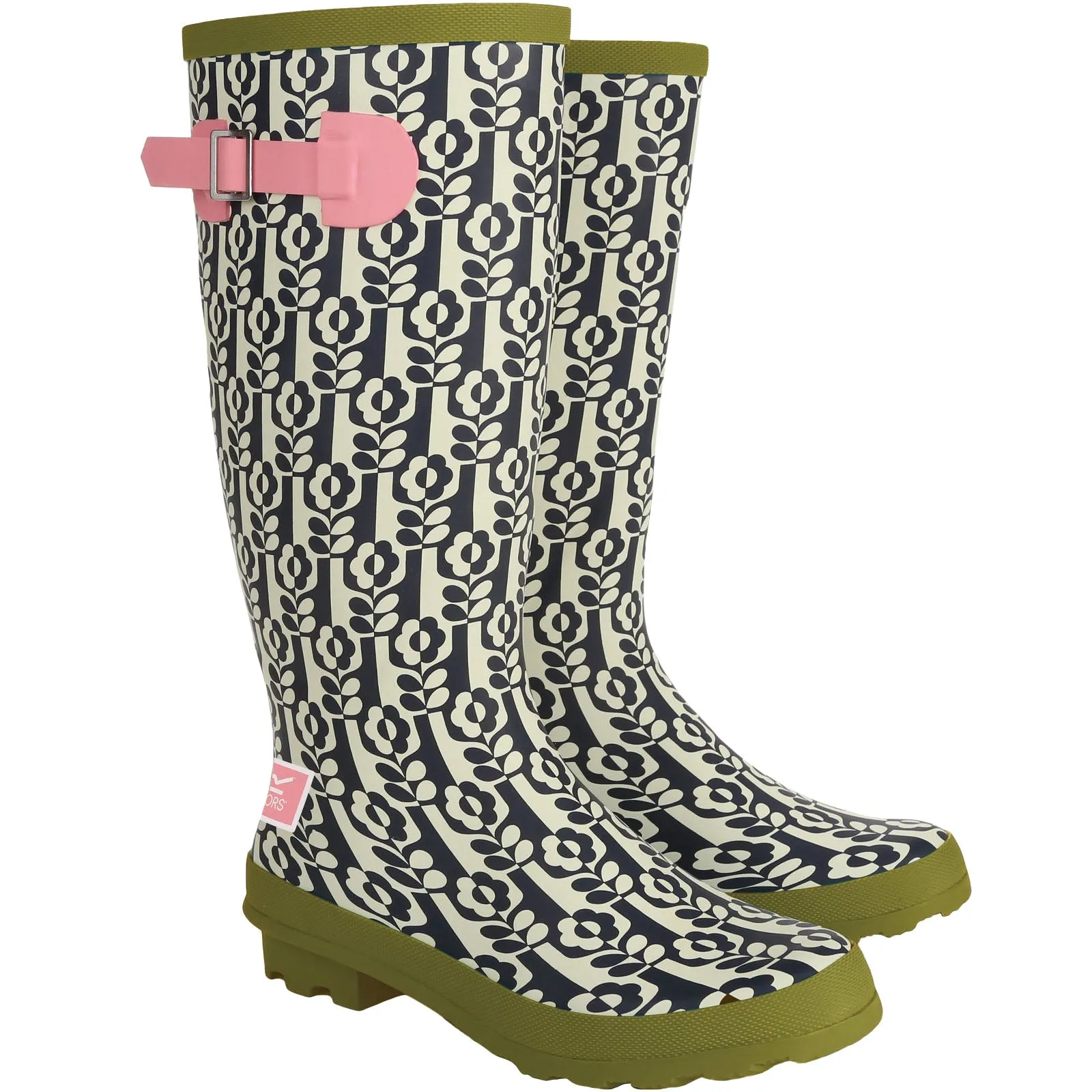 Regatta Womens Orla Kiely Hi Wellies Customizable Fit Features