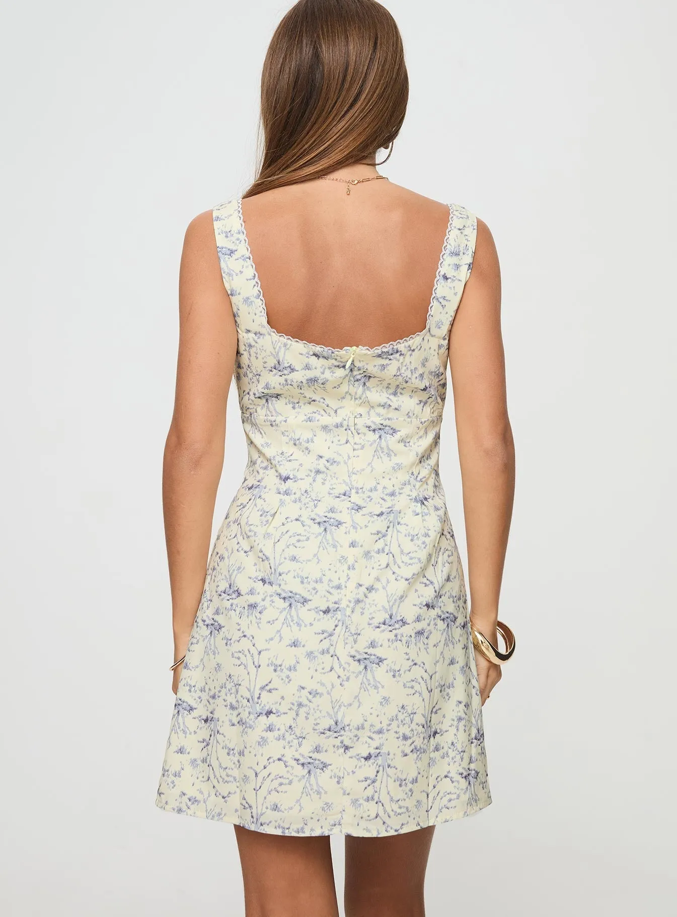 Stylish Feel Alliston Mini Dress Yellow