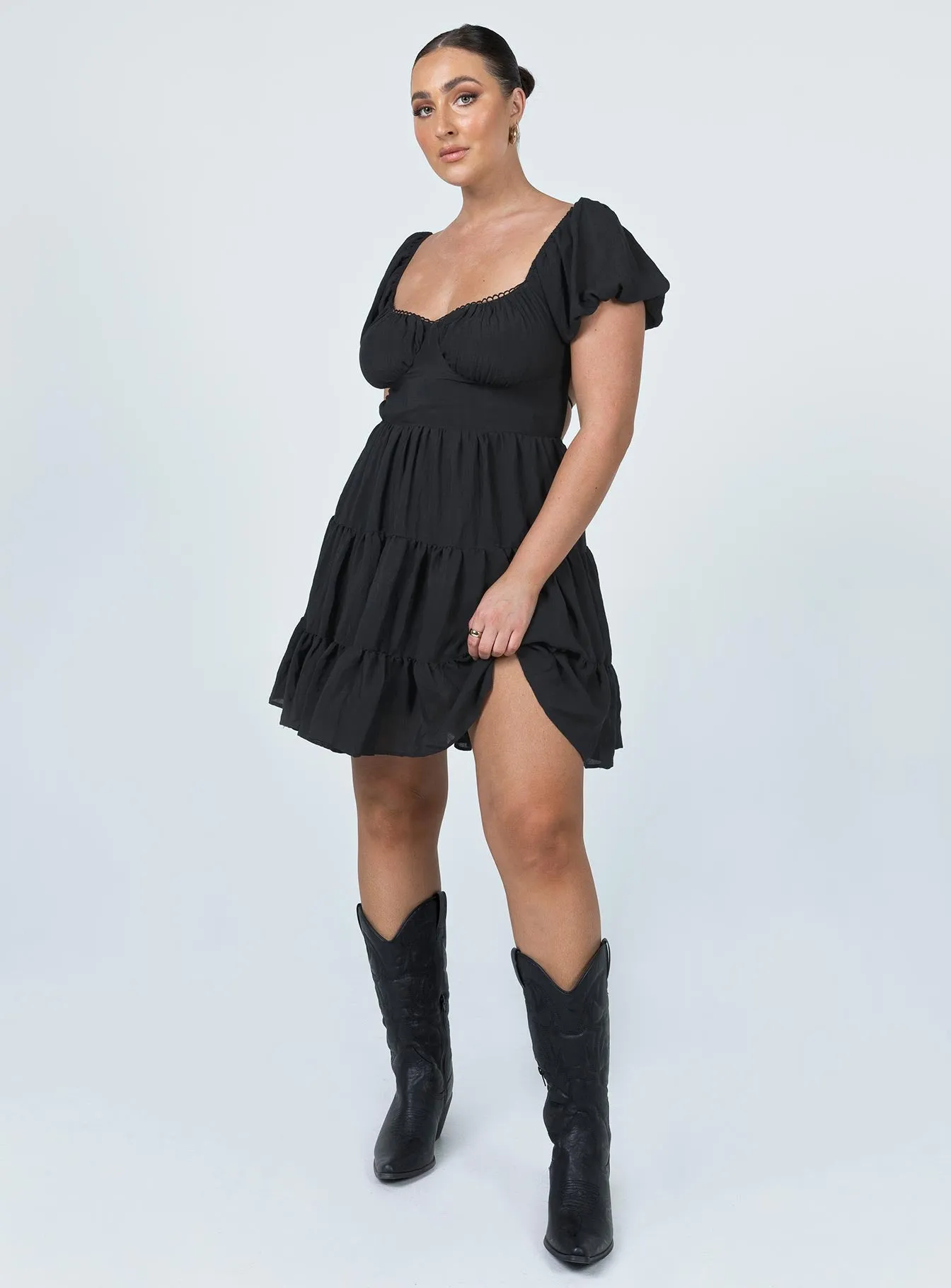 Danny Mini Dress Black City Essential Soft Outfit