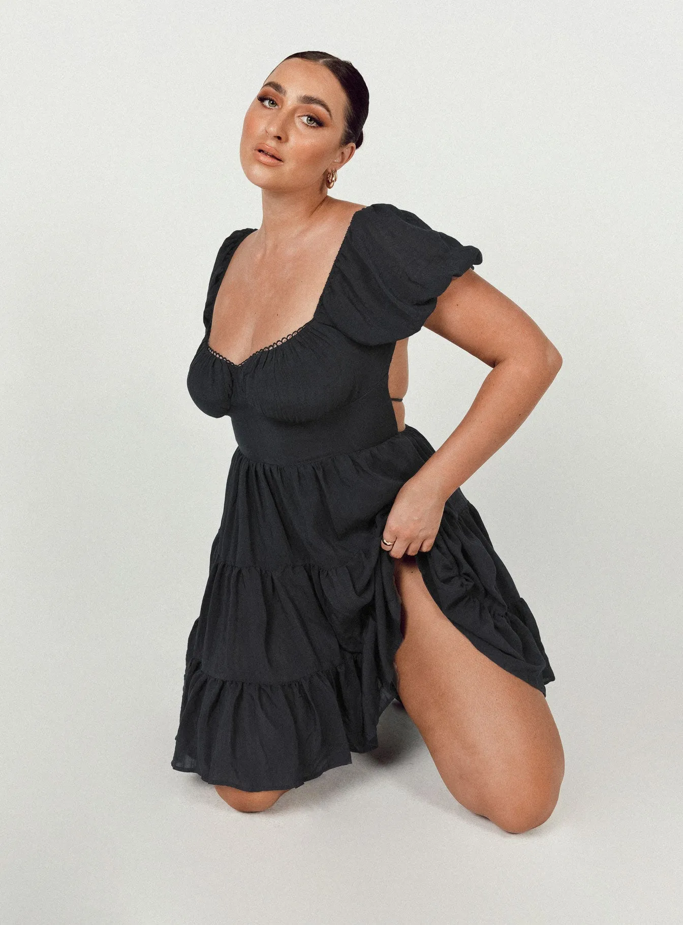 Danny Mini Dress Black Movement Friendly