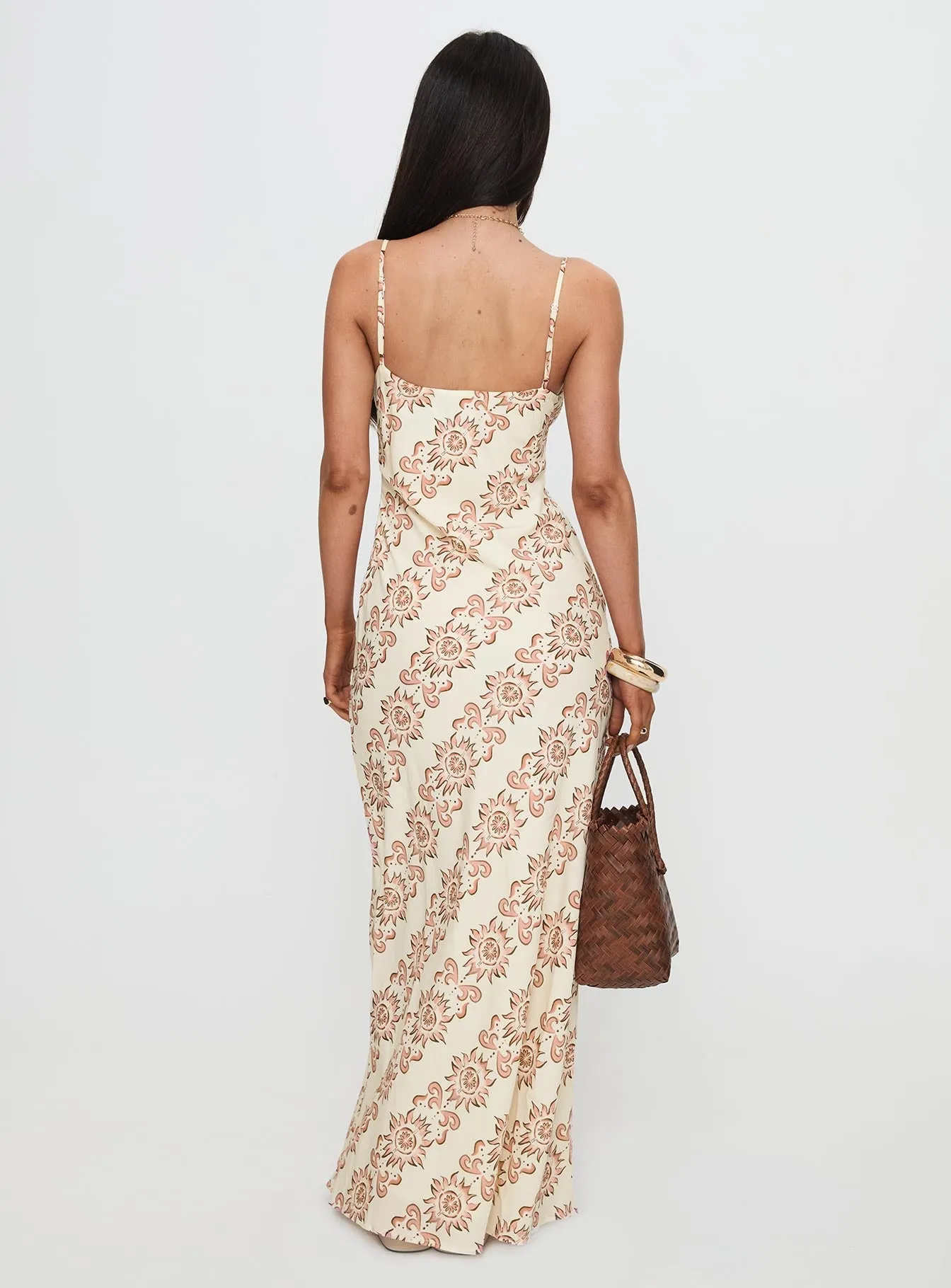 Daily Style Sugar Plum Maxi Dress Beige