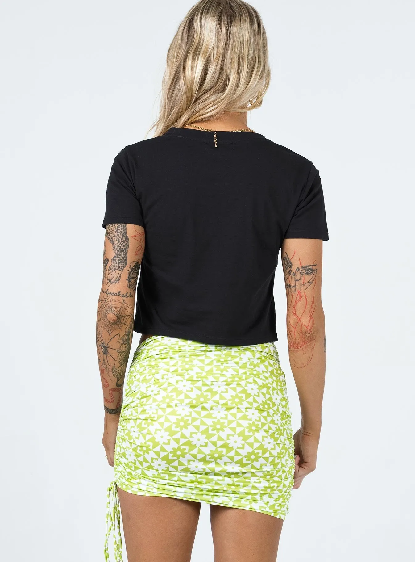 Cinzia Mini Skirt Green Daily Style