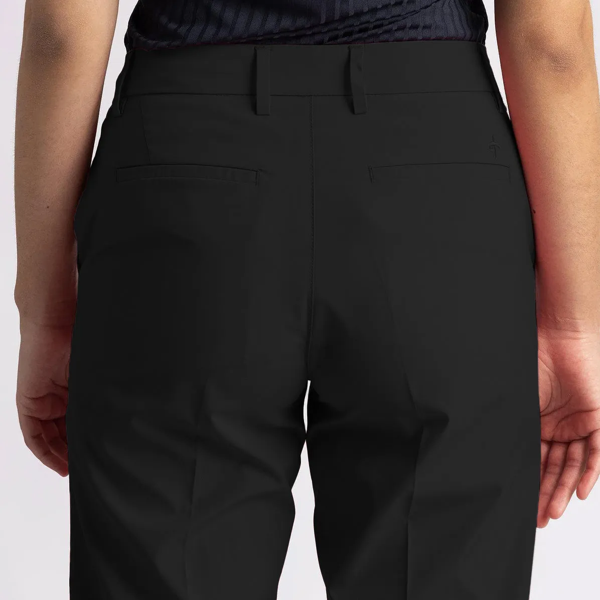 Cross Women's Lux Chino Golf Pants - Black StretchFabric