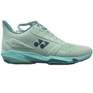 Yonex 2025 AD-ACCEL Womens Clay Court Tennis Shoes - Peppermint Multi Density Foam Stretchable Tongue